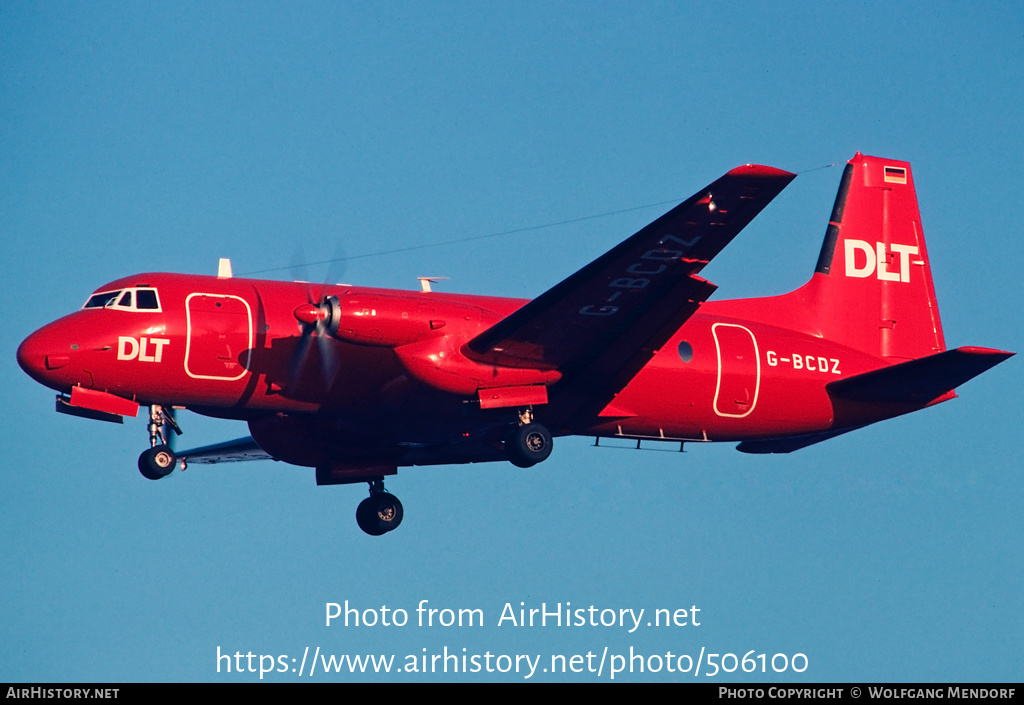 Aircraft Photo of G-BCDZ | Hawker Siddeley HS-748 Srs2/227 | DLT