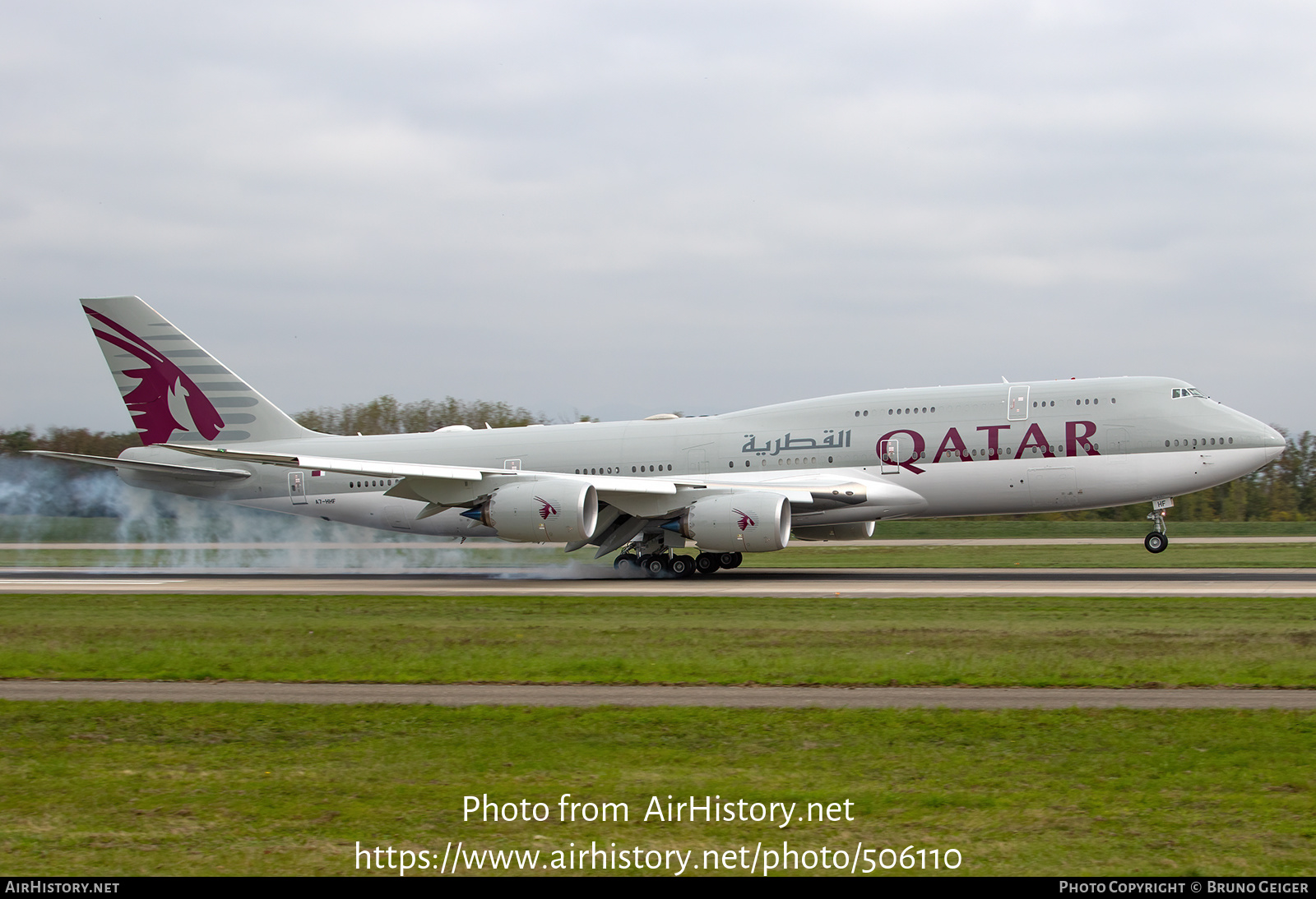 Aircraft Photo of A7-HHF | Boeing 747-8Z5 BBJ | Qatar Amiri Flight | AirHistory.net #506110