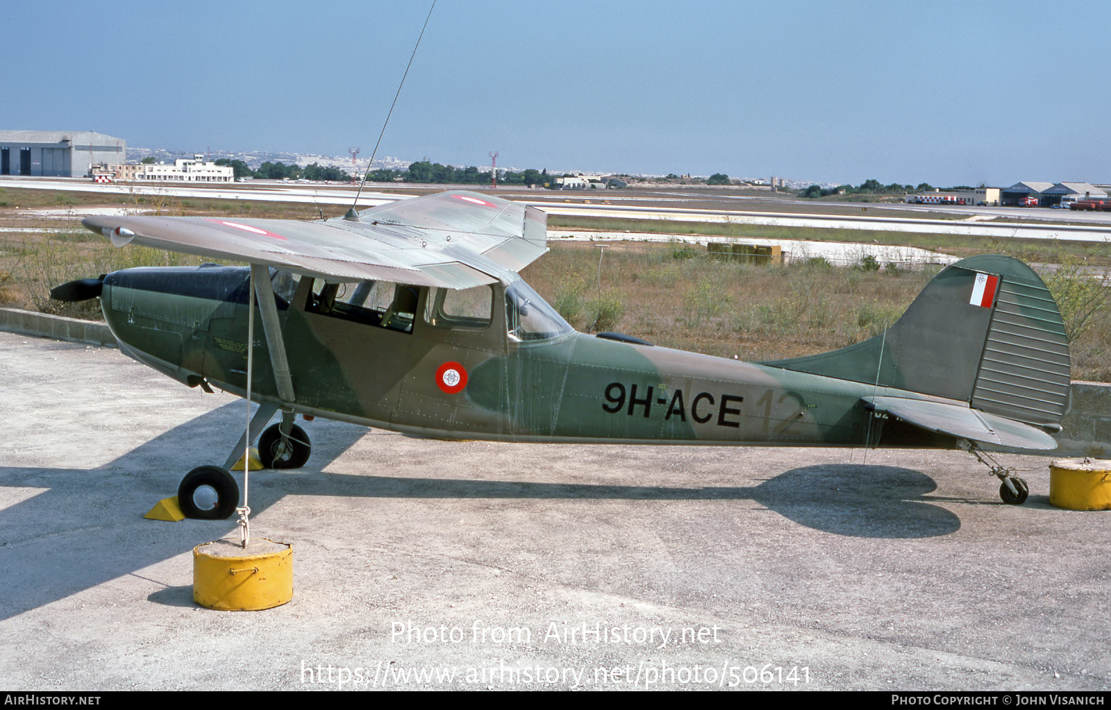 Aircraft Photo of 9H-ACE / 62-12281 | Cessna O-1E Bird Dog | Malta - Air Force | AirHistory.net #506141