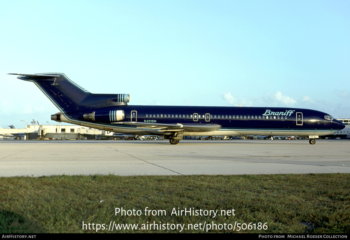 Aircraft Photo of N421BN | Boeing 727-227/Adv | Braniff International Airways | AirHistory.net #506186