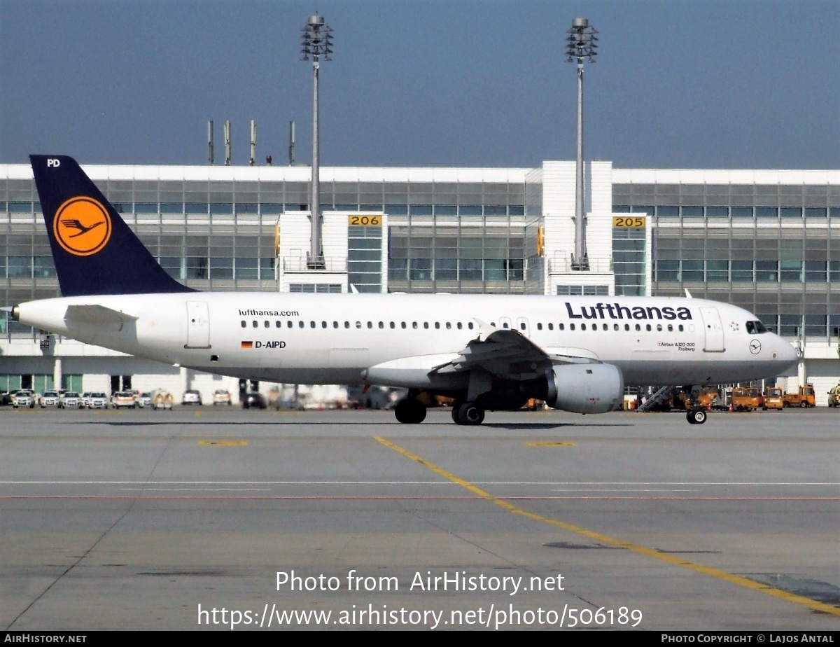 Aircraft Photo of D-AIPD | Airbus A320-211 | Lufthansa | AirHistory.net #506189