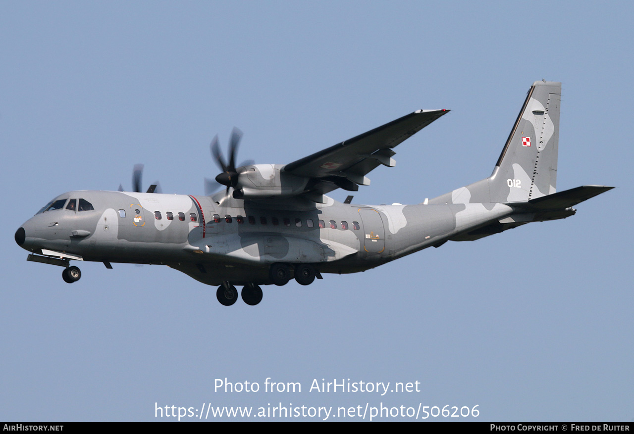 Aircraft Photo of 012 | CASA C295M | Poland - Air Force | AirHistory.net #506206