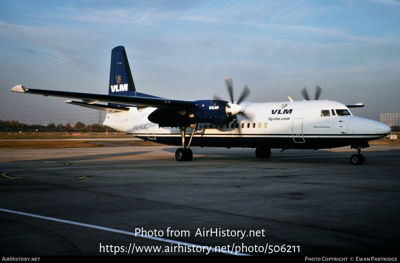 Aircraft Photo of OO-VLV | Fokker 50 | VLM Airlines | AirHistory.net #506211