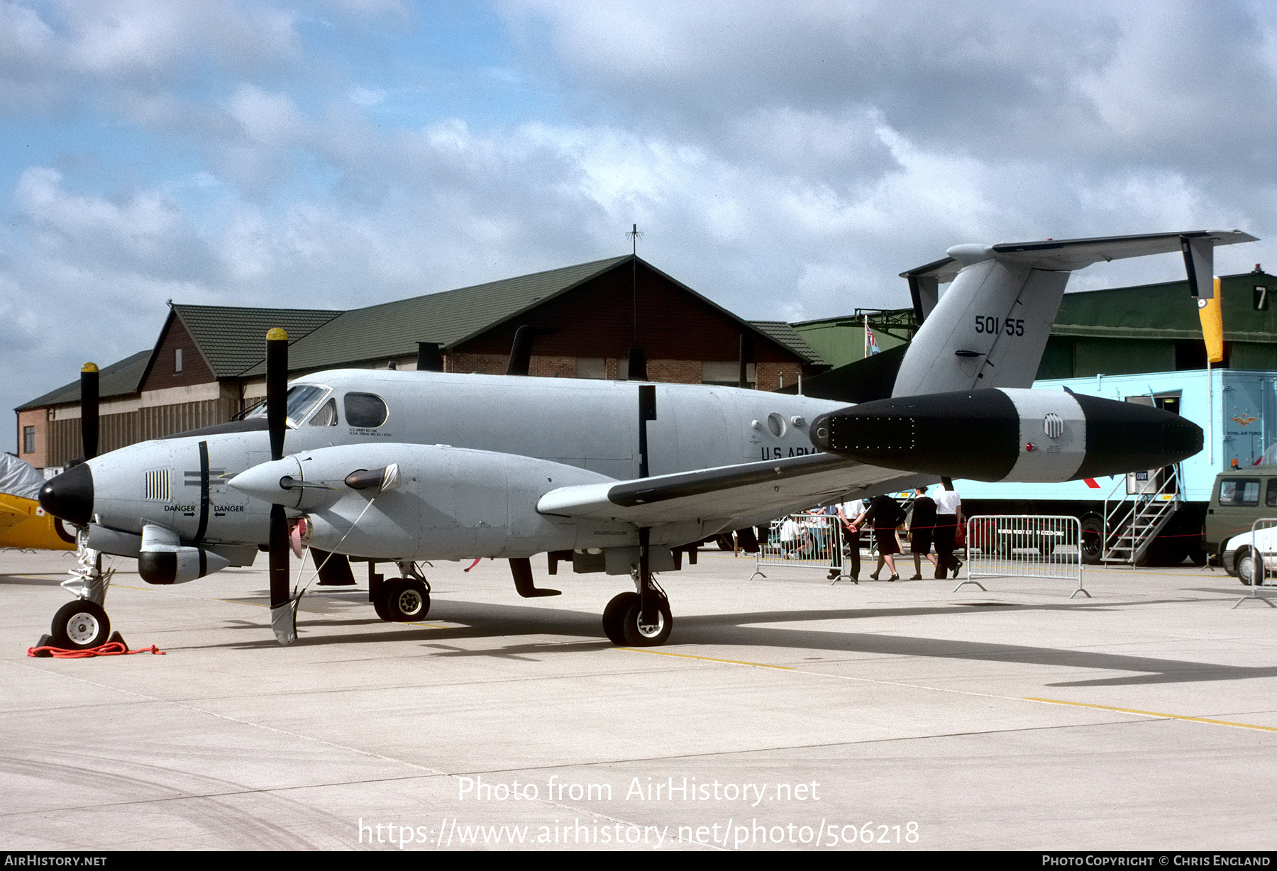 Aircraft Photo of 85-0155 / 50155 | Beech RC-12K Huron (A200CT) | USA - Army | AirHistory.net #506218