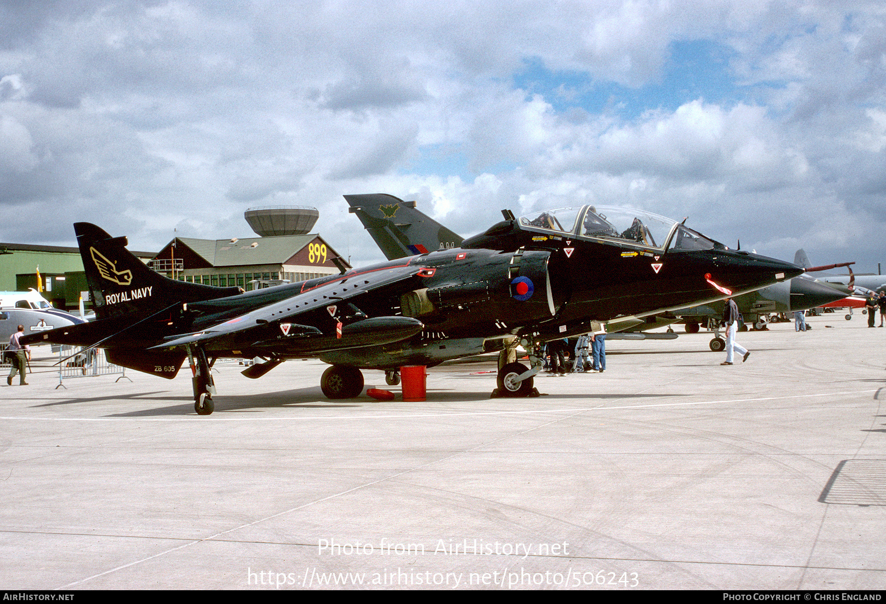 Aircraft Photo of ZB605 | Hawker Siddeley Harrier T4N | UK - Navy | AirHistory.net #506243