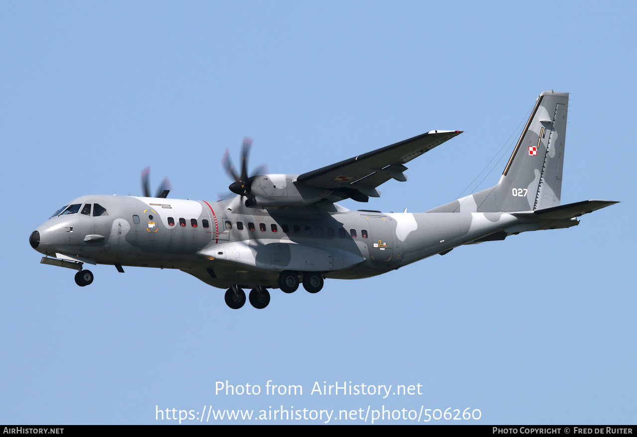 Aircraft Photo of 027 | CASA C295M | Poland - Air Force | AirHistory.net #506260