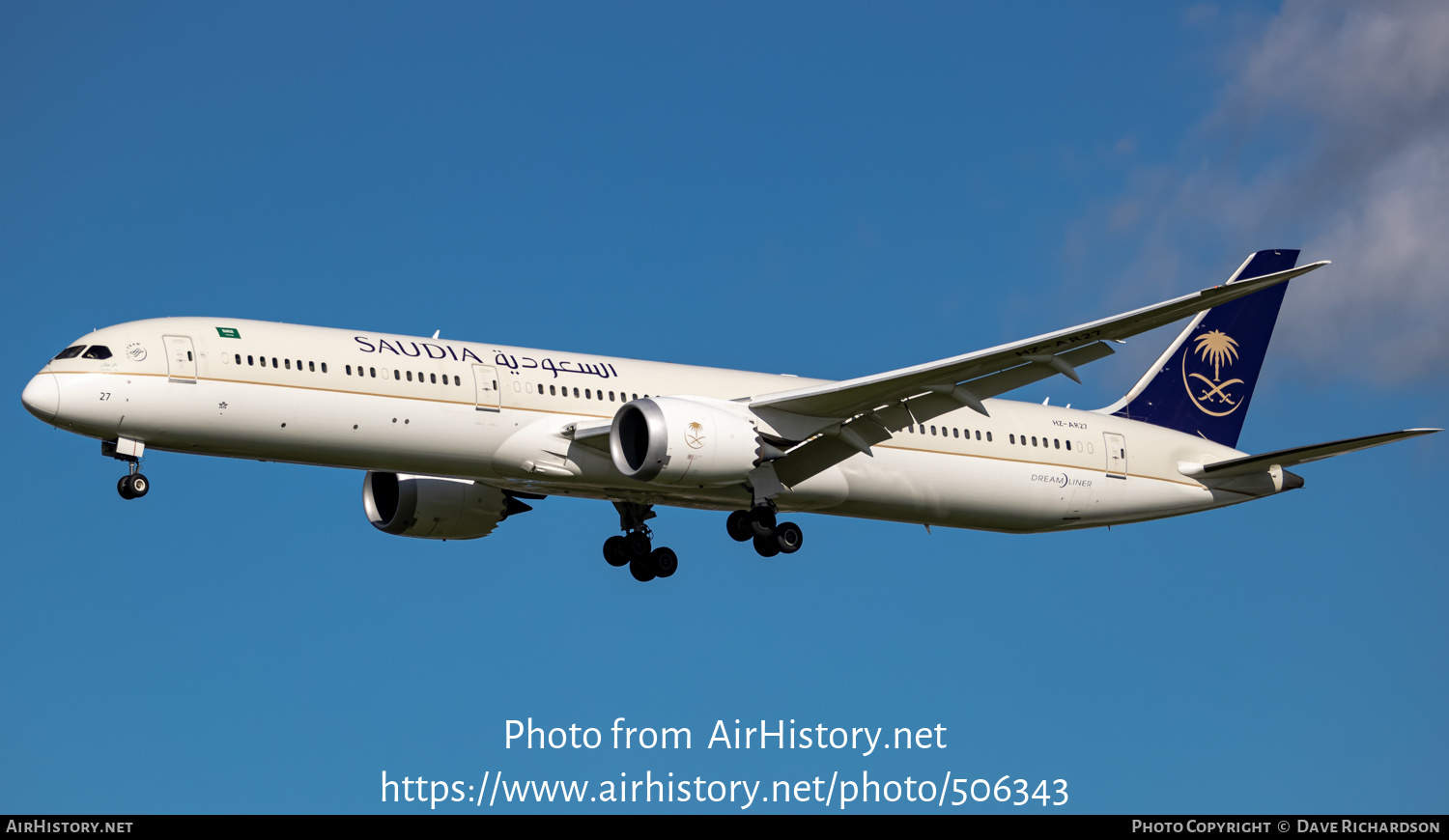 Aircraft Photo of HZ-AR27 | Boeing 787-10 Dreamliner | Saudia - Saudi Arabian Airlines | AirHistory.net #506343