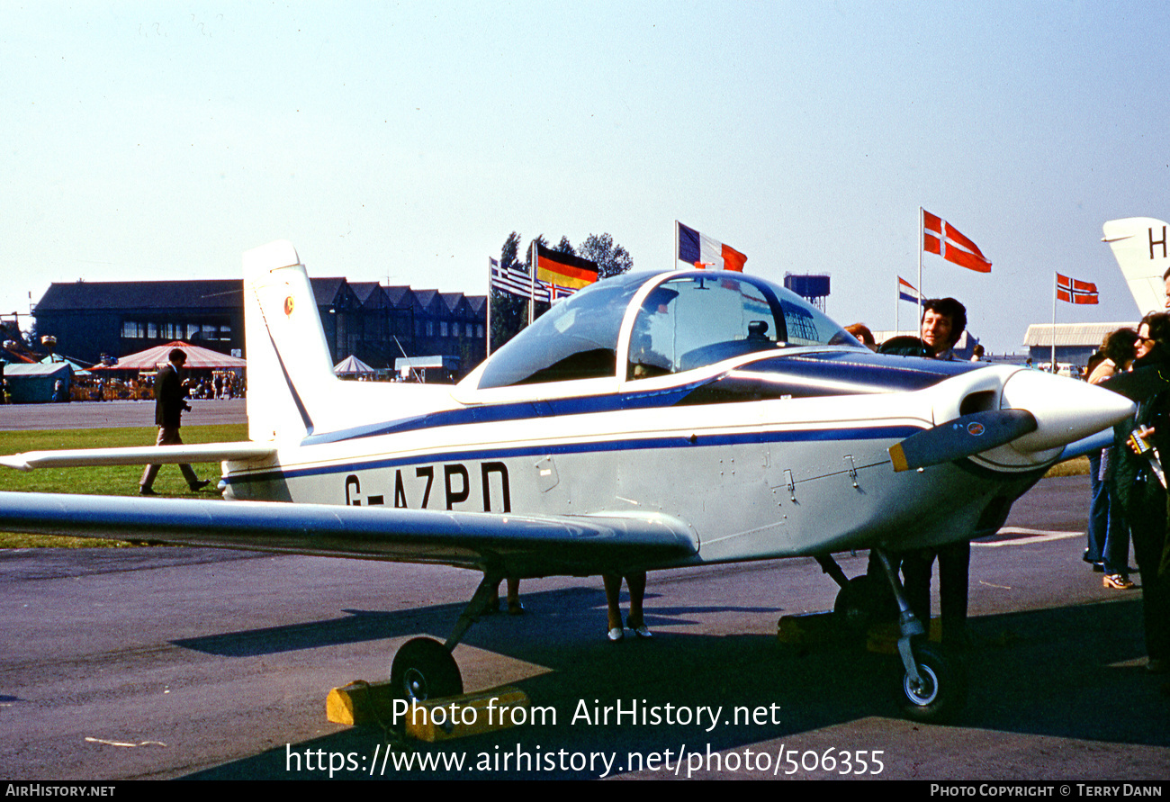 Aircraft Photo of G-AZPD | AESL Airtourer T6/24 | AirHistory.net #506355