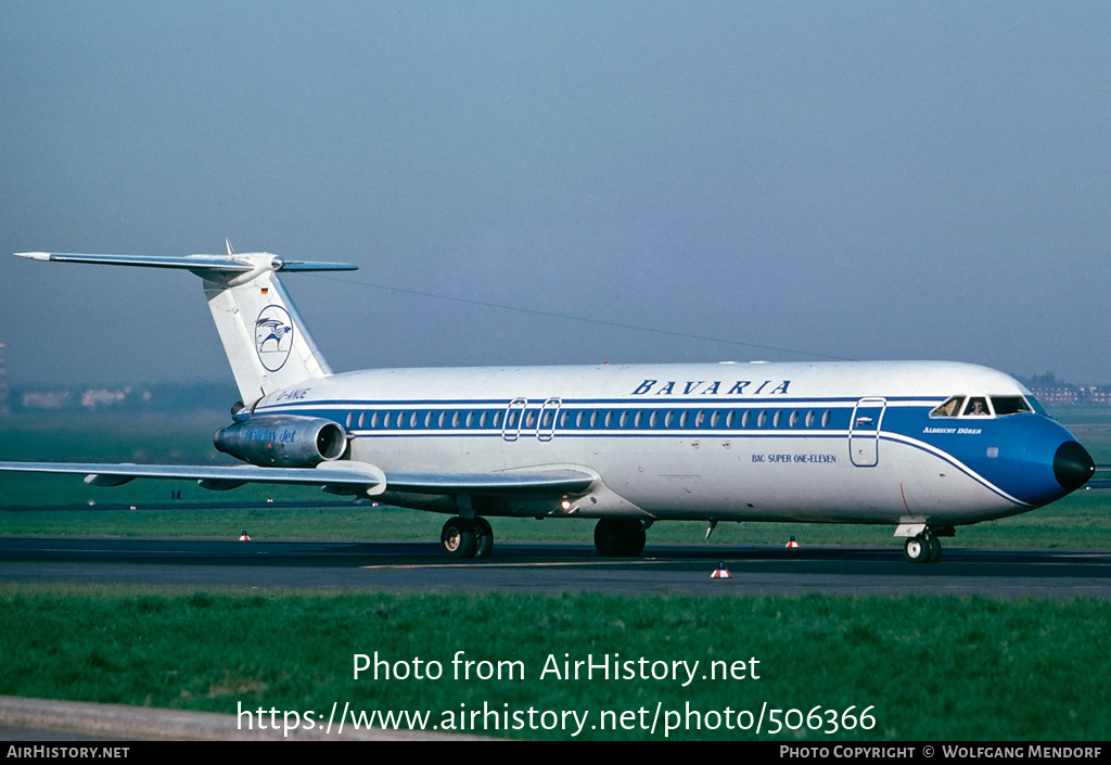 Aircraft Photo of D-ANUE | BAC 111-528FL One-Eleven | Bavaria Fluggesellschaft | AirHistory.net #506366