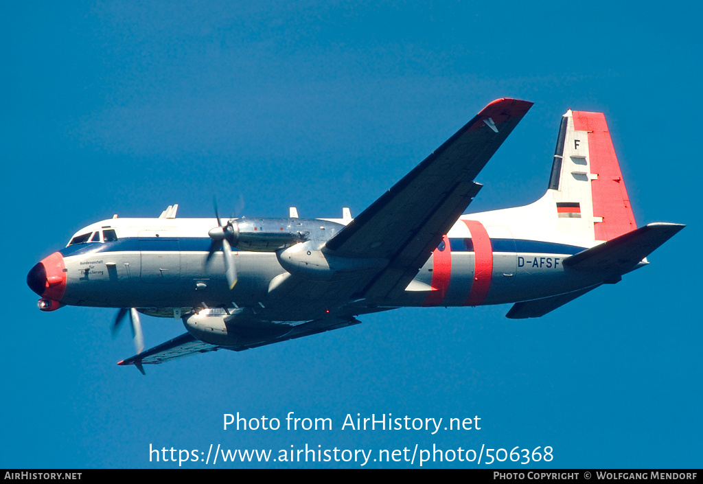 Aircraft Photo of D-AFSF | Hawker Siddeley HS-748 Srs2/244 | BFS - Bundesanstalt für Flugsicherung | AirHistory.net #506368