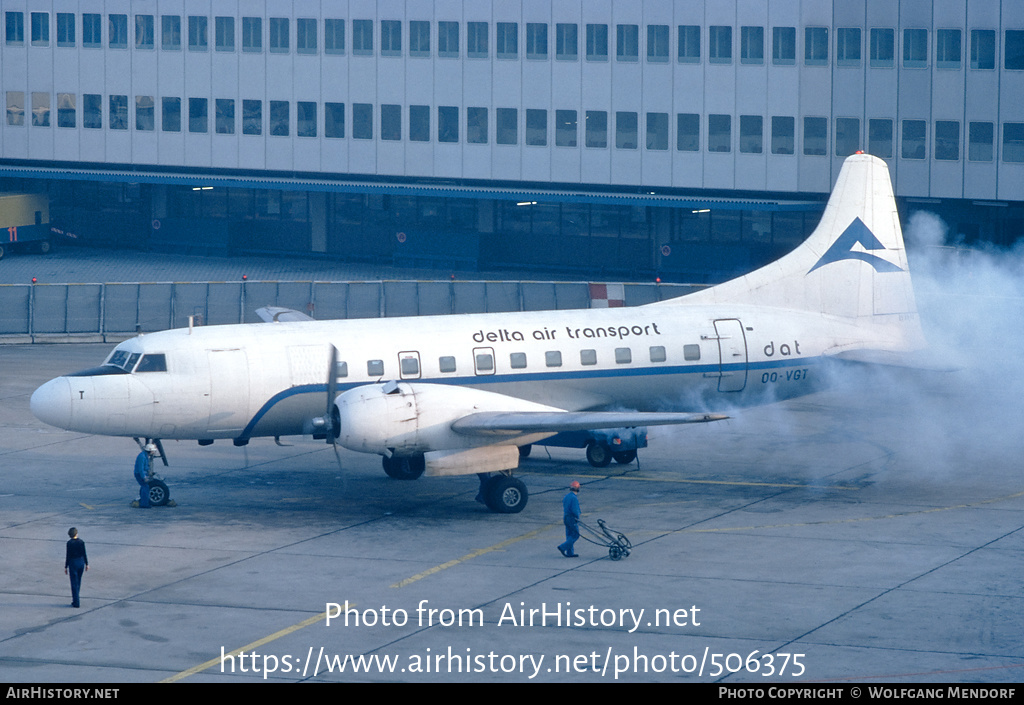 Aircraft Photo of OO-VGT | Convair 440-61 Metropolitan | Delta Air Transport - DAT | AirHistory.net #506375