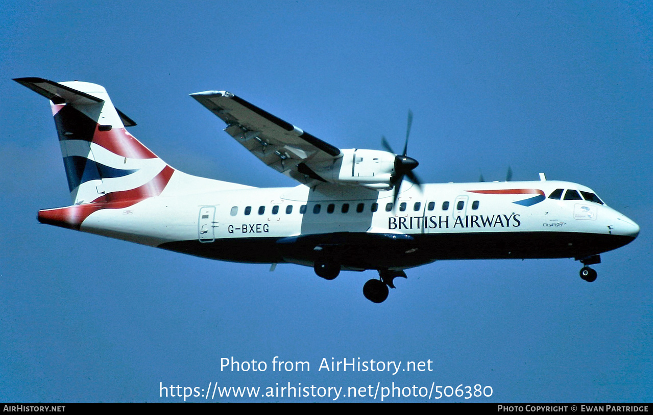 Aircraft Photo of G-BXEG | ATR ATR-42-320 | British Airways | AirHistory.net #506380