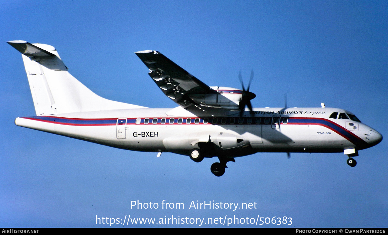 Aircraft Photo of G-BXEH | ATR ATR-42-320 | British Airways Express | AirHistory.net #506383