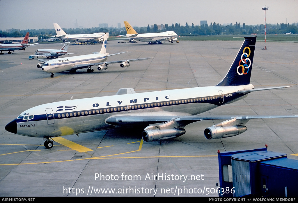 Aircraft Photo of SX-DBH | Boeing 720-051B | Olympic | AirHistory.net ...