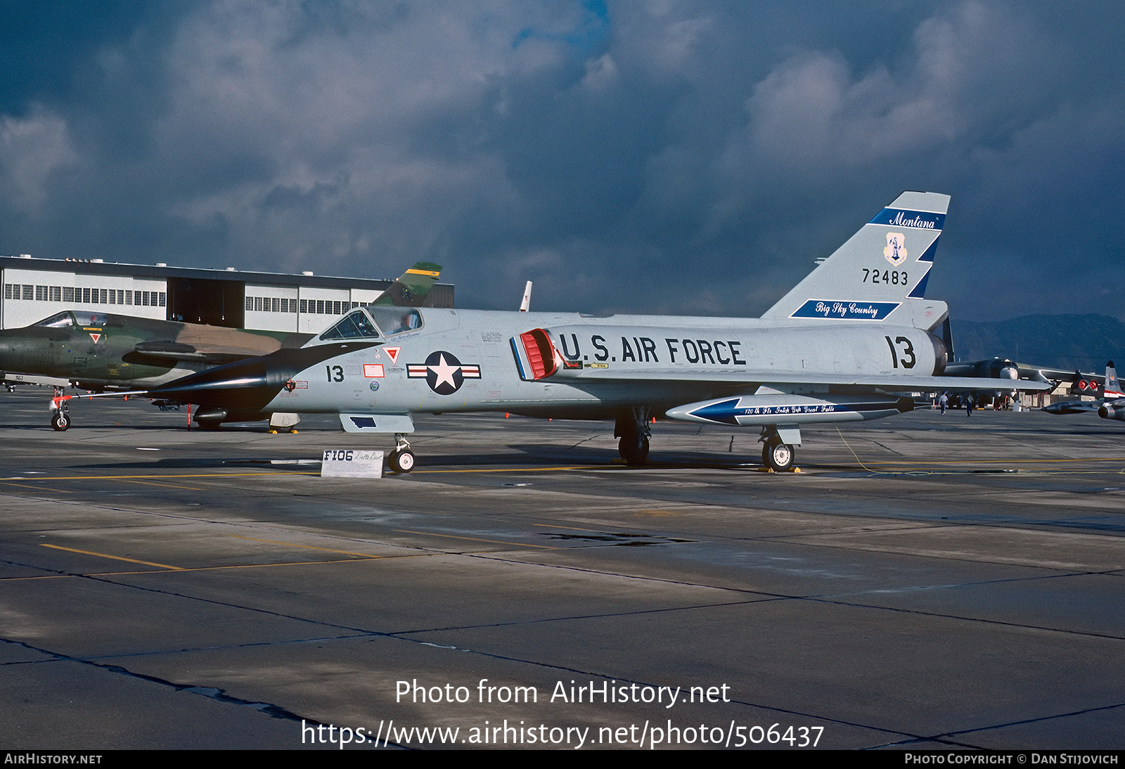 Aircraft Photo of 57-2483 / 72483 | Convair F-106A Delta Dart | USA - Air Force | AirHistory.net #506437