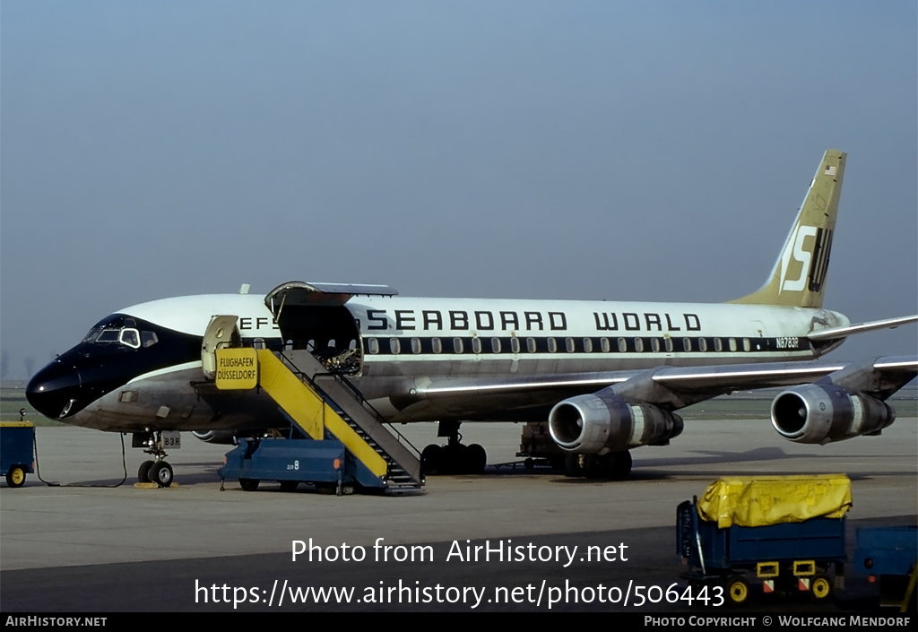 Aircraft Photo of N8783R | Douglas DC-8-54CF Jet Trader | Seaboard World Airlines | AirHistory.net #506443