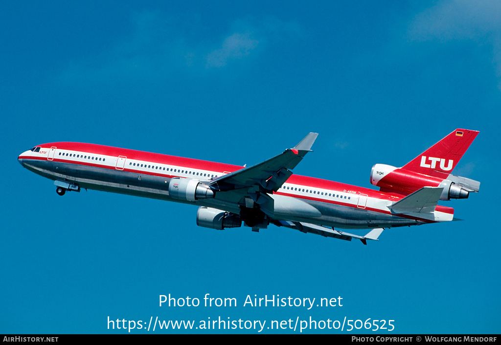 Aircraft Photo of D-AERB | McDonnell Douglas MD-11 | LTU - Lufttransport-Unternehmen | AirHistory.net #506525