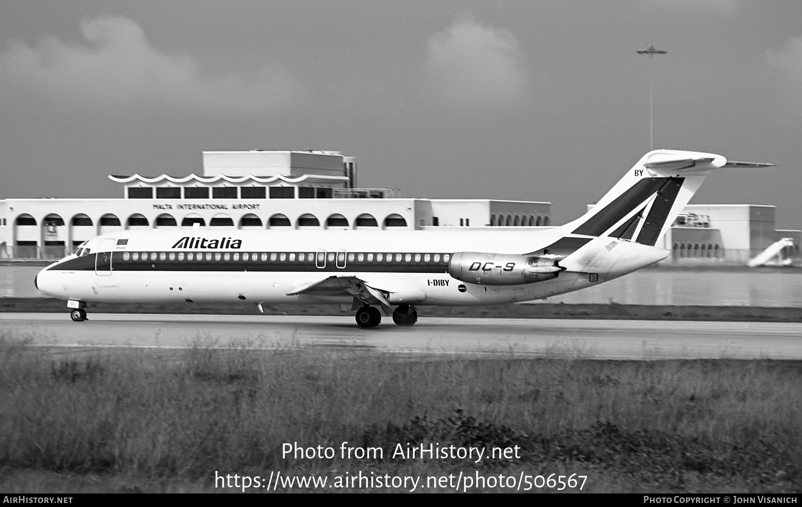 Aircraft Photo of I-DIBY | McDonnell Douglas DC-9-32 | Alitalia | AirHistory.net #506567