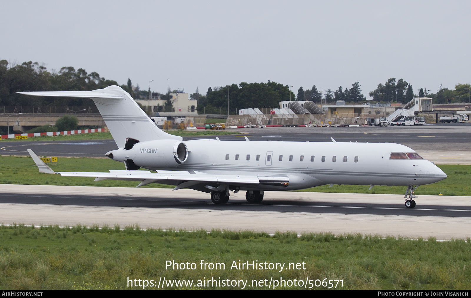 Aircraft Photo of VP-CRM | Bombardier Global Express (BD-700-1A10) | AirHistory.net #506571