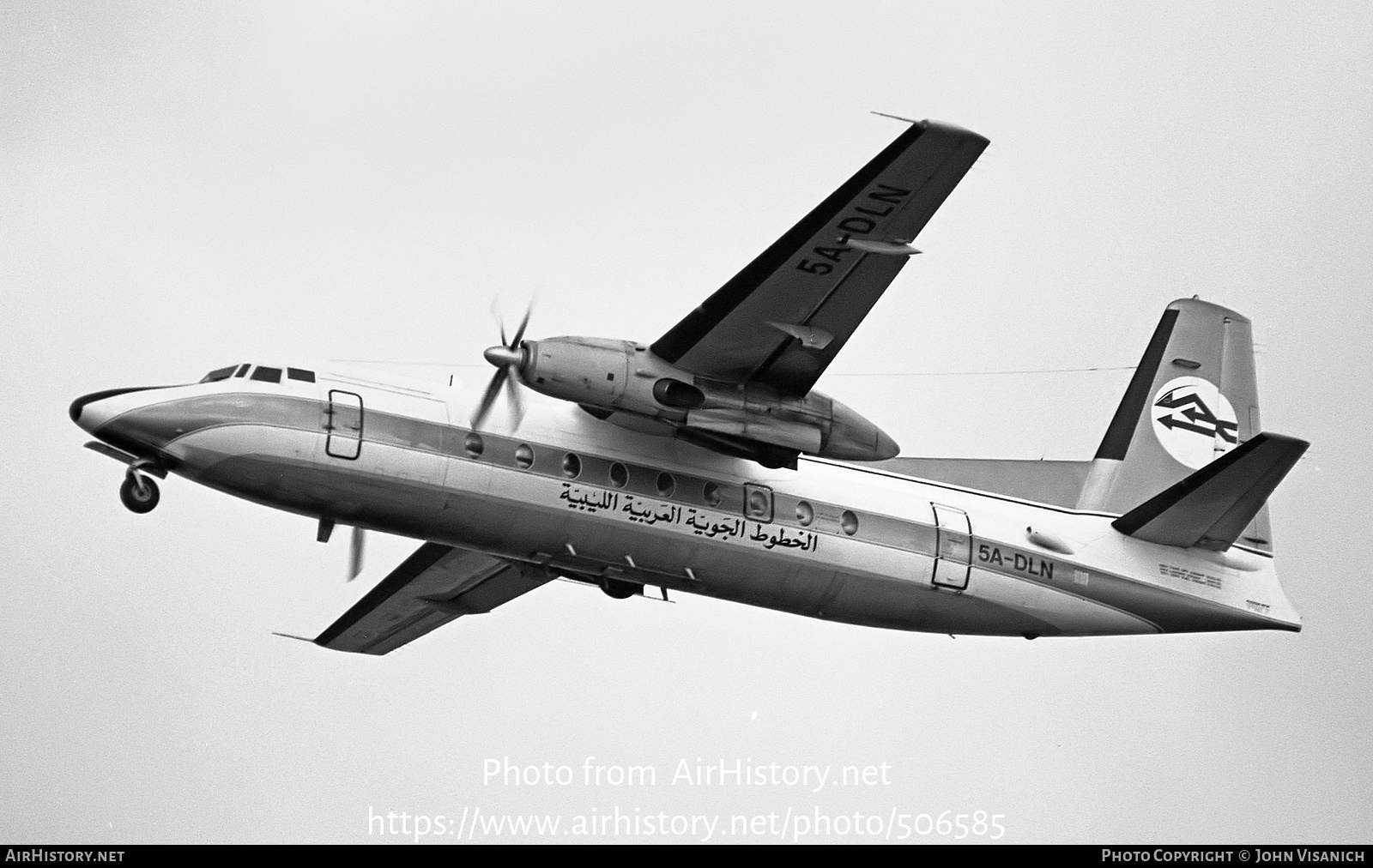 Aircraft Photo of 5A-DLN | Fokker F27-600 Friendship | Libyan Arab Airlines | AirHistory.net #506585