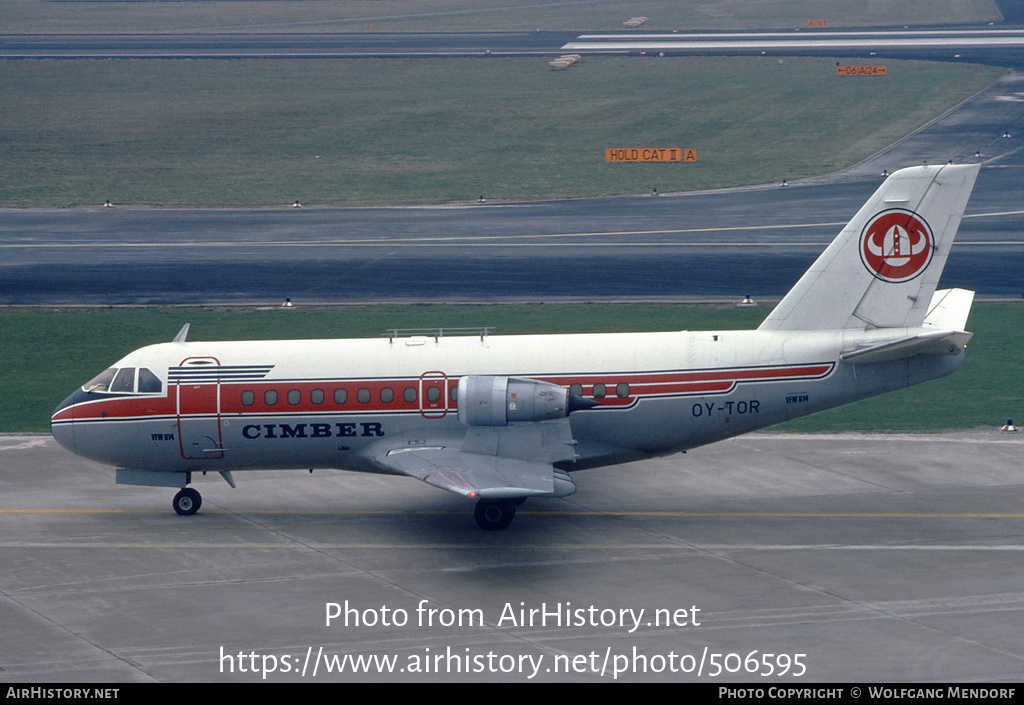 Aircraft Photo of OY-TOR | VFW-Fokker VFW-614 | Cimber Air | AirHistory.net #506595