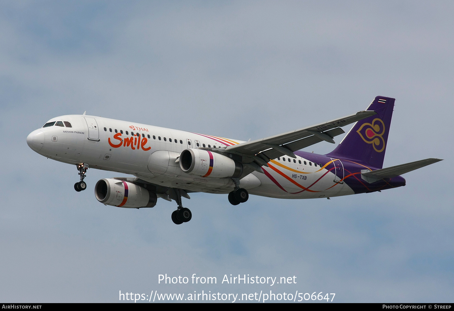 Aircraft Photo of HS-TXB | Airbus A320-232 | Thai Smile | AirHistory.net #506647