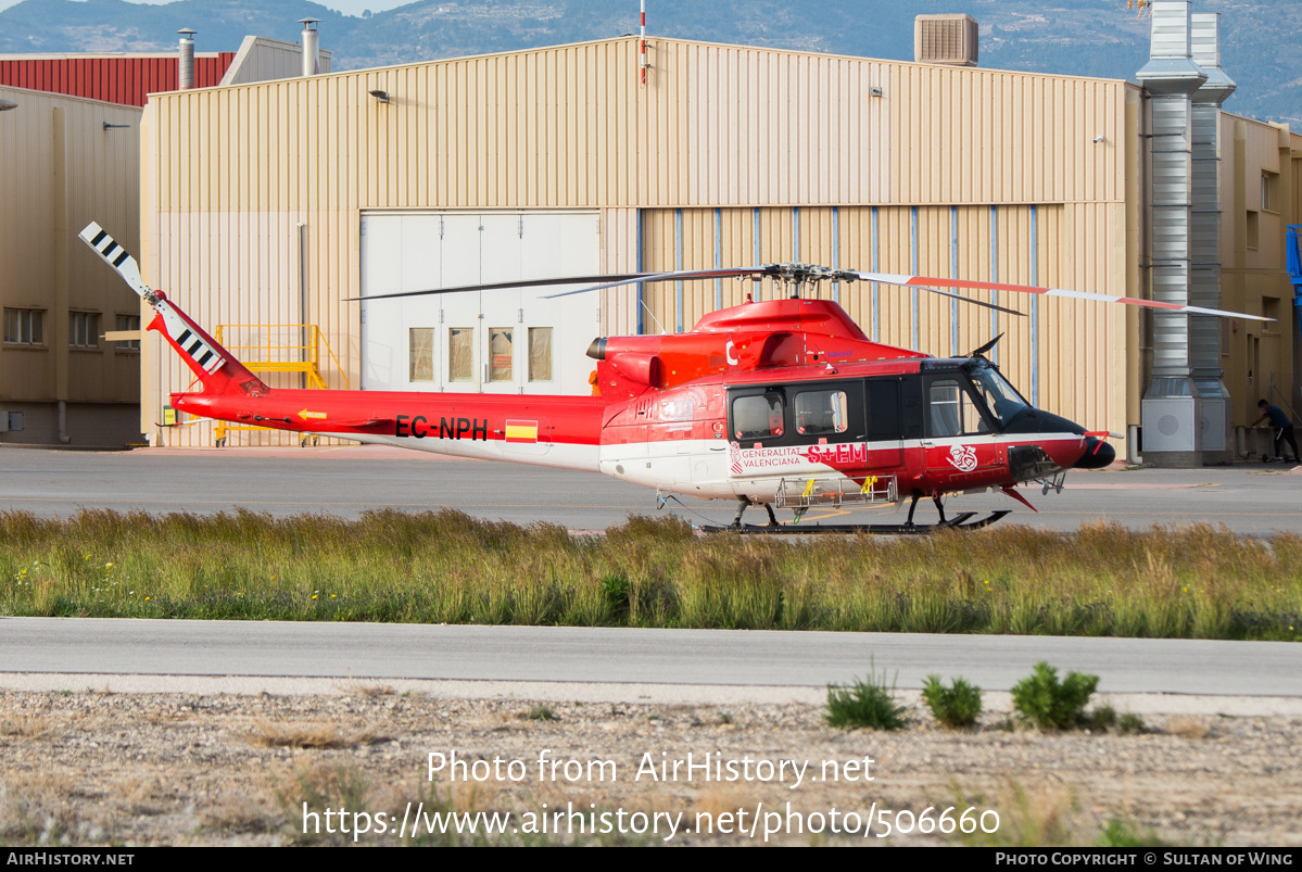 Aircraft Photo of EC-NPH | Bell 412HP | Generalitat Valenciana | AirHistory.net #506660