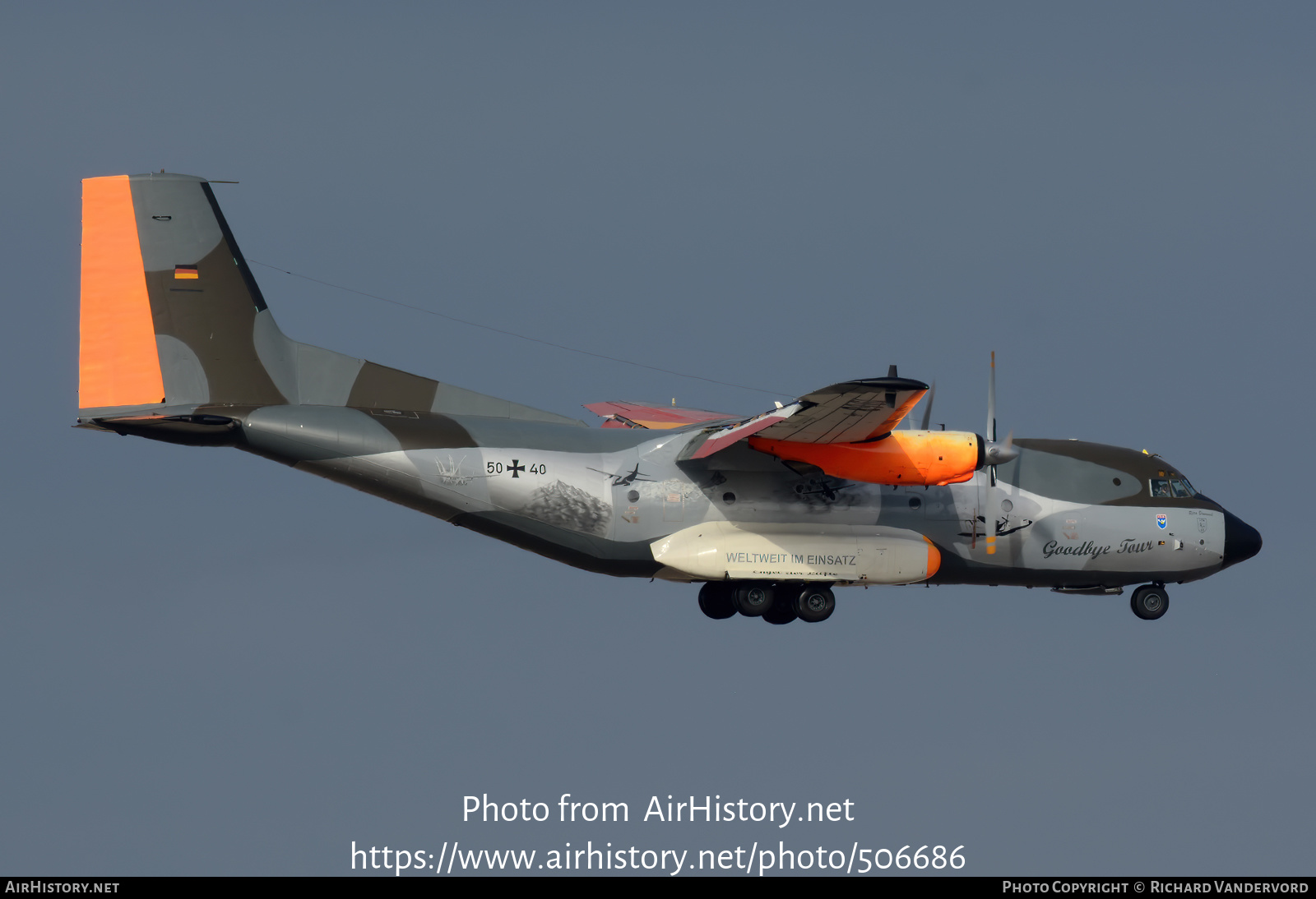 Aircraft Photo of 5040 | Transall C-160D | Germany - Air Force | AirHistory.net #506686