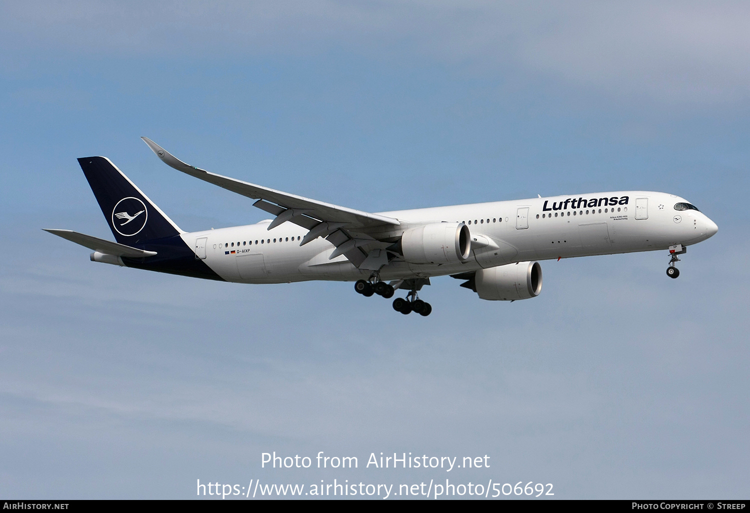 Aircraft Photo of D-AIXP | Airbus A350-941 | Lufthansa | AirHistory.net #506692