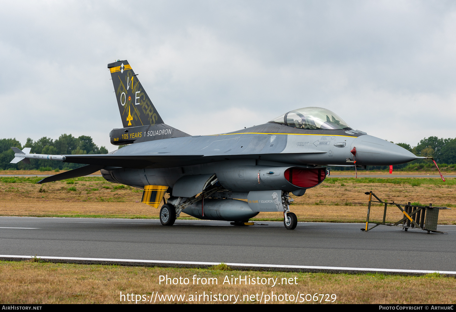 Aircraft Photo of FA-57 | General Dynamics F-16AM Fighting Falcon | Belgium - Air Force | AirHistory.net #506729