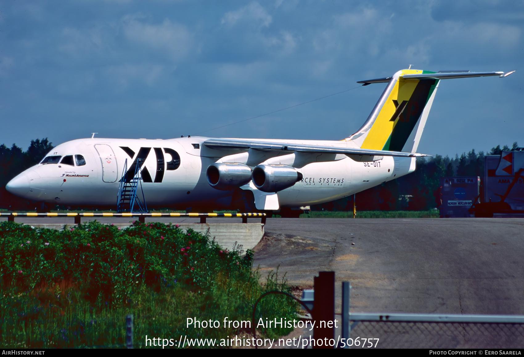 Aircraft Photo of SE-DIT | British Aerospace BAe-146-300QT Quiet Trader | XP - Express Parcel Systems | AirHistory.net #506757