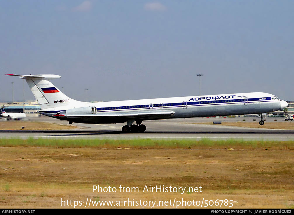 Aircraft Photo of RA-86534 | Ilyushin Il-62M | Aeroflot | AirHistory.net #506785