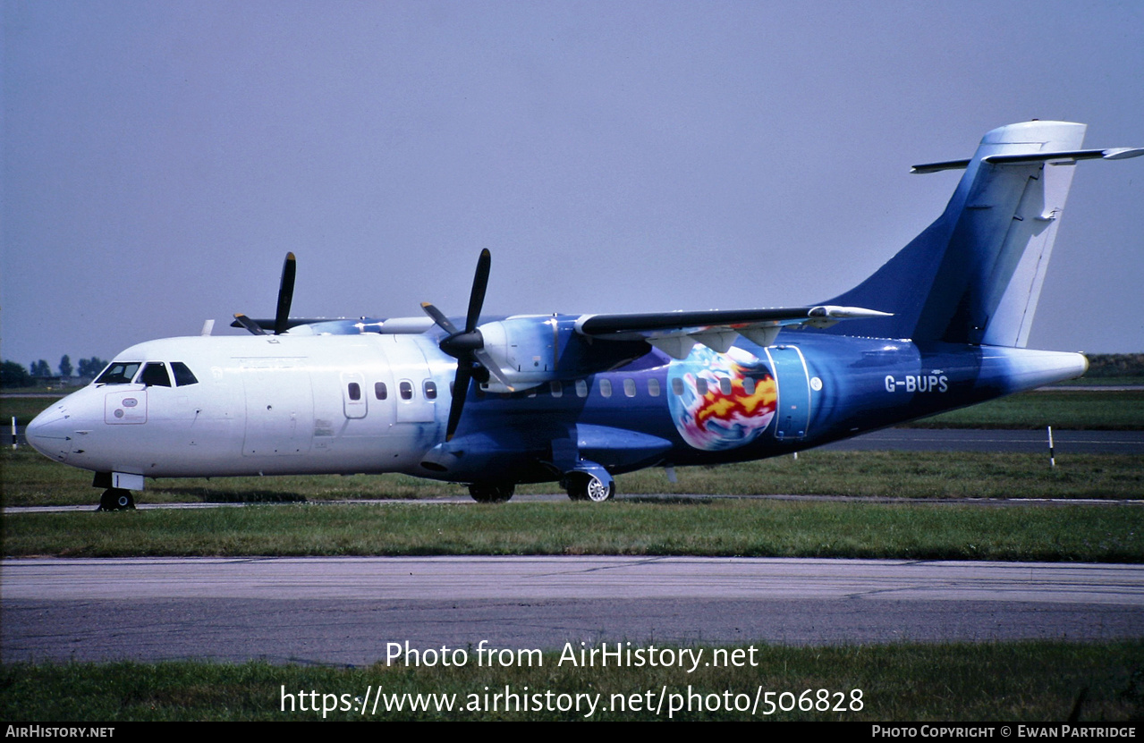 Aircraft Photo of G-BUPS | ATR ATR-42-300 | Titan Airways | AirHistory.net #506828