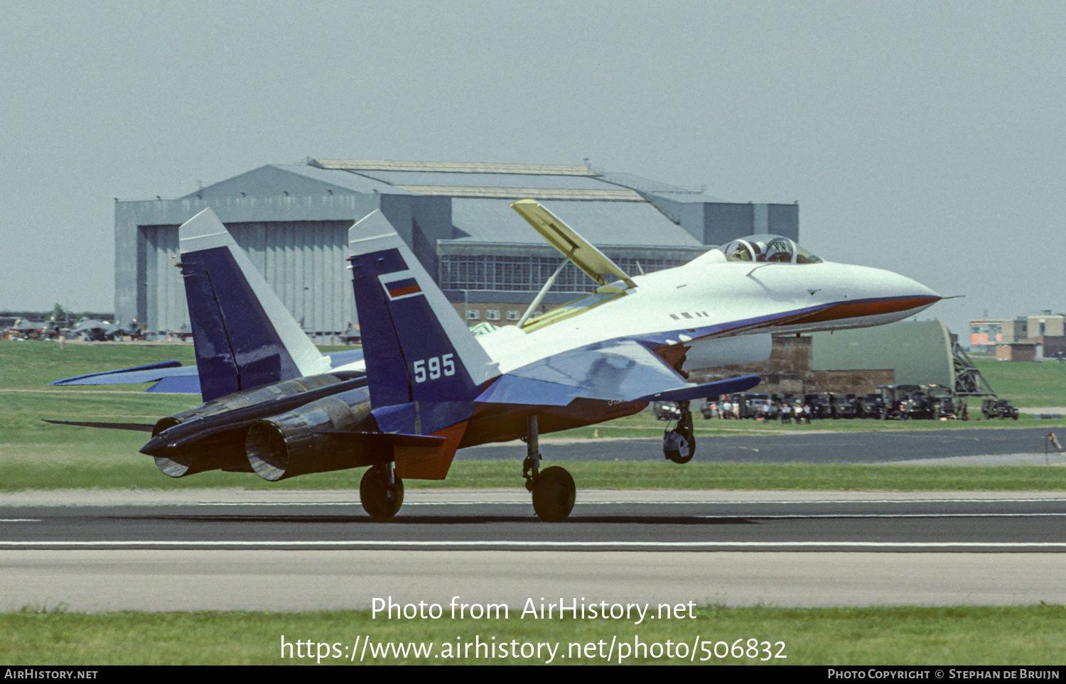 Aircraft Photo of 595 white | Sukhoi Su-27LL | Russia - Air Force | AirHistory.net #506832