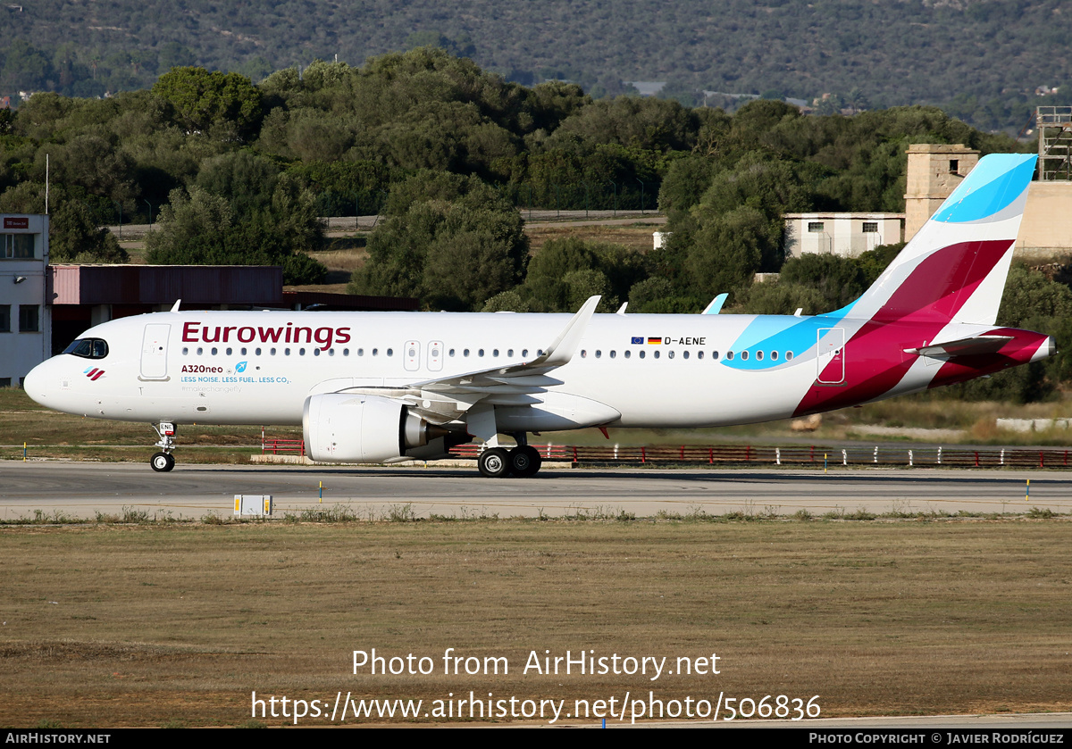 Aircraft Photo of D-AENE | Airbus A320-251N | Eurowings | AirHistory.net #506836