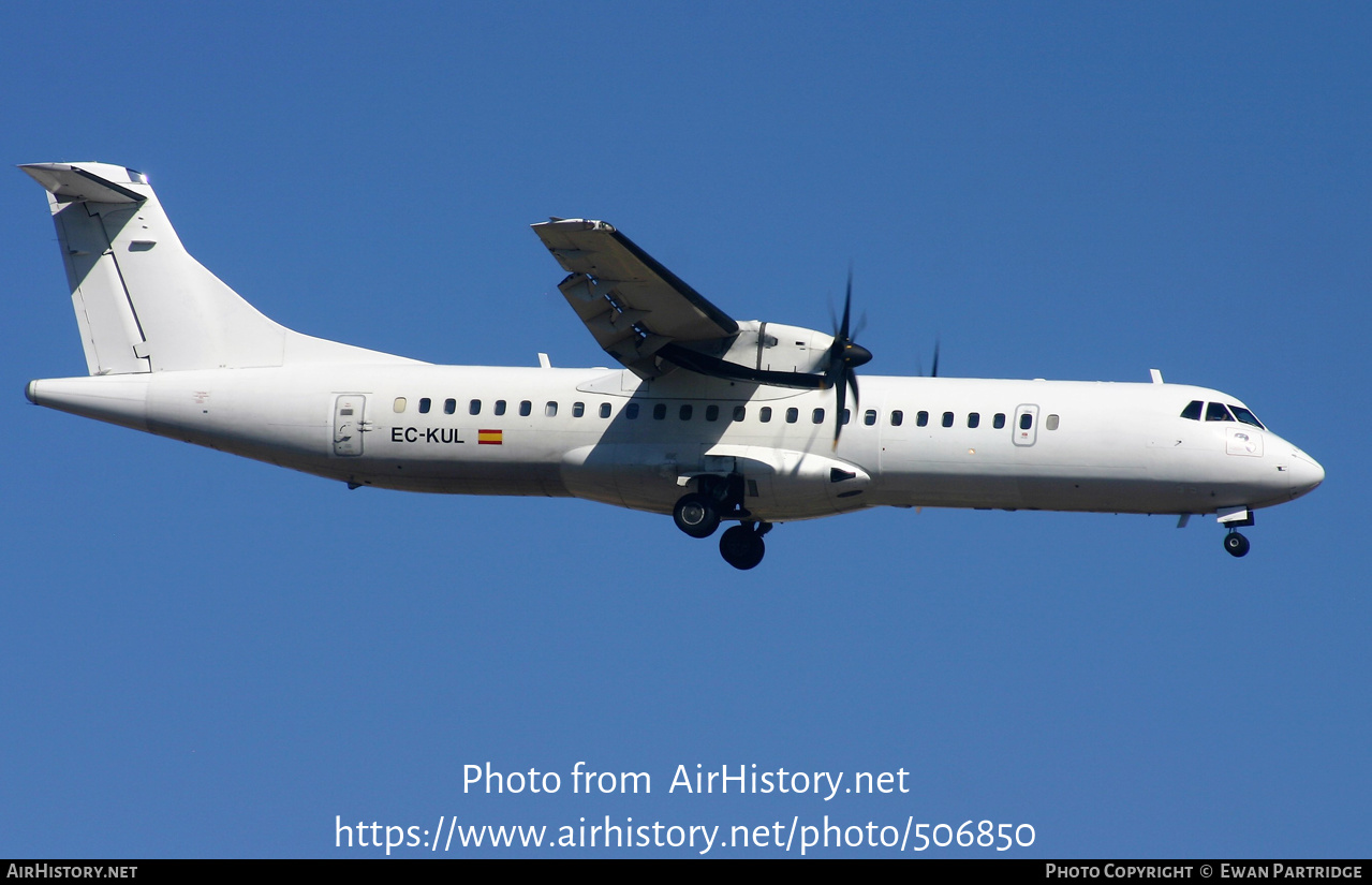 Aircraft Photo of EC-KUL | ATR ATR-72-500 (ATR-72-212A) | Swiftair | AirHistory.net #506850