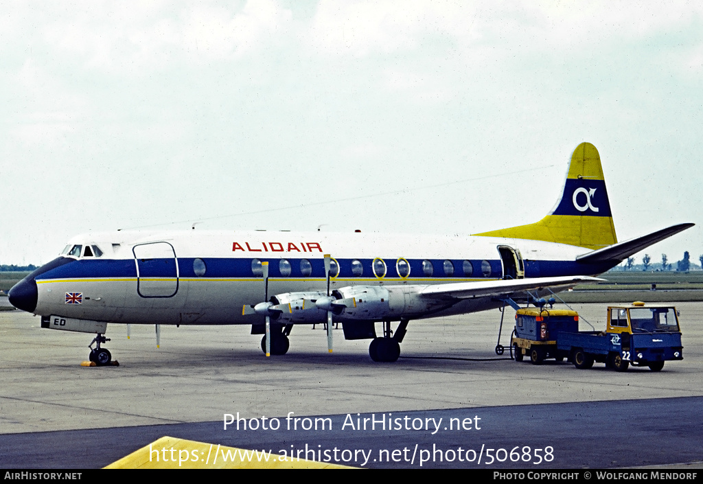 Aircraft Photo of G-ASED | Vickers 831 Viscount | Alidair | AirHistory.net #506858