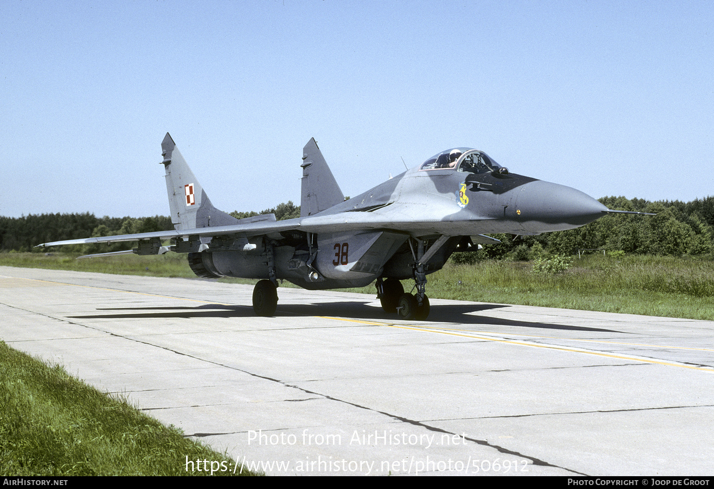 Aircraft Photo of 38 | Mikoyan-Gurevich MiG-29A (9-12A) | Poland - Air Force | AirHistory.net #506912