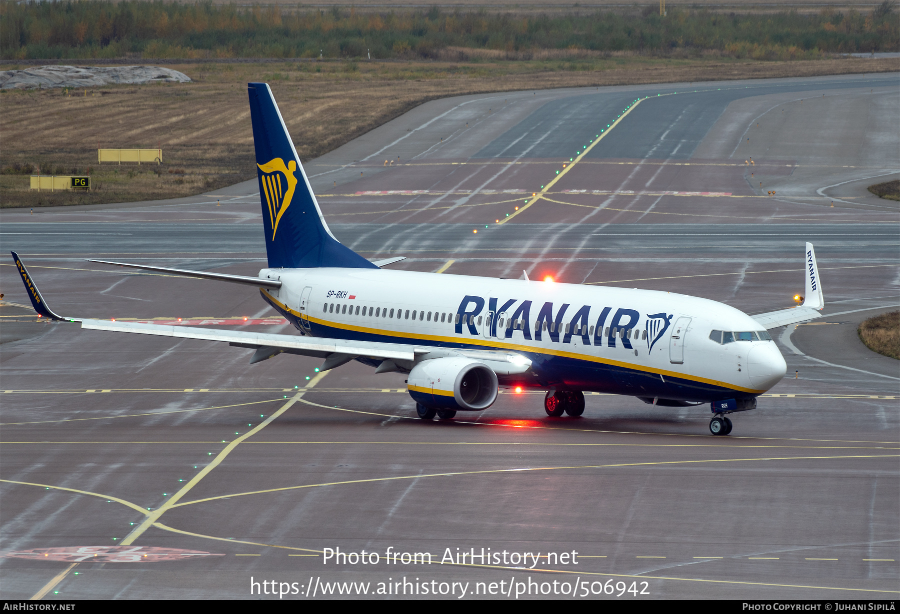 Aircraft Photo of SP-RKH | Boeing 737-8AS | Ryanair | AirHistory.net #506942