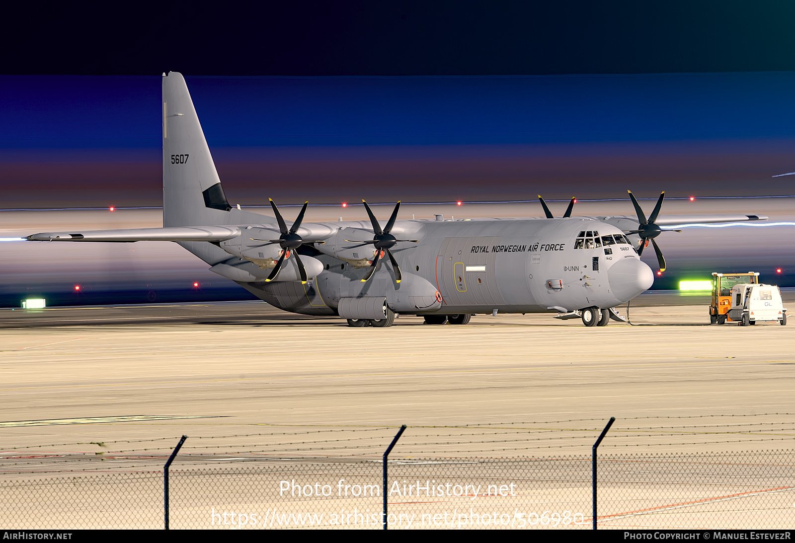 Aircraft Photo of 5607 | Lockheed Martin C-130J-30 Hercules | Norway - Air Force | AirHistory.net #506980