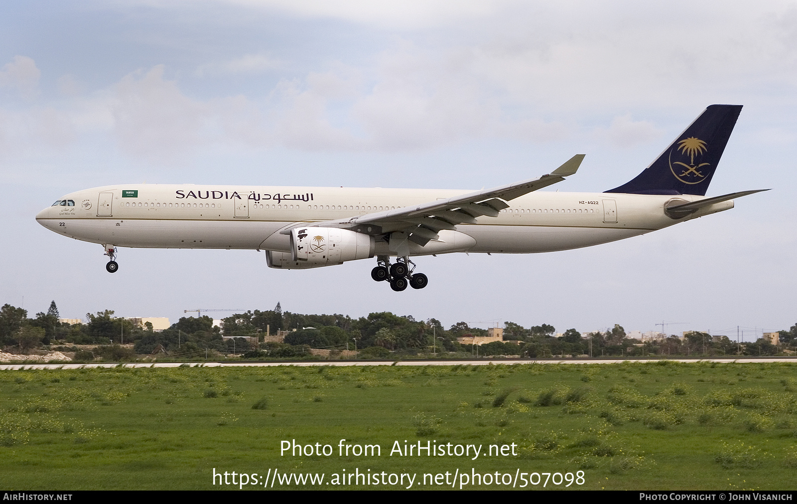 Aircraft Photo of HZ-AQ22 | Airbus A330-343 | Saudia - Saudi Arabian Airlines | AirHistory.net #507098