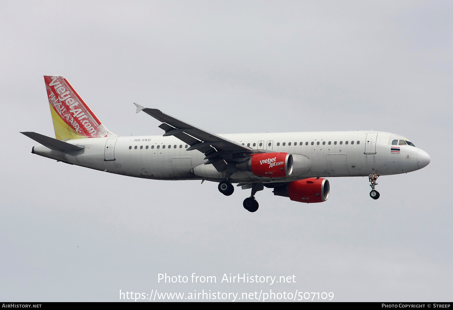 Aircraft Photo of HS-VKD | Airbus A320-214 | VietJet Air Thailand | AirHistory.net #507109