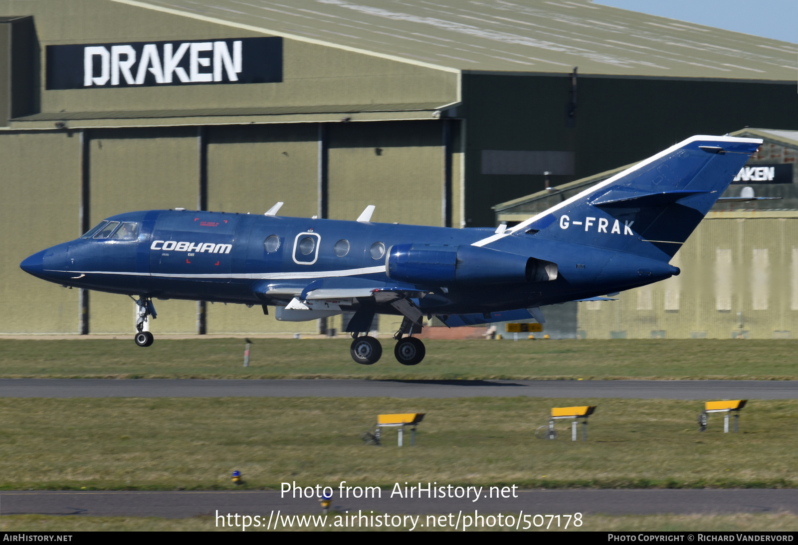 Aircraft Photo of G-FRAK | Dassault Falcon 20D | Draken Europe | AirHistory.net #507178