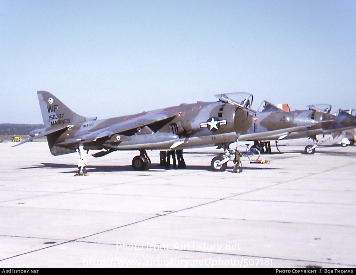 Aircraft Photo of 158387 | Hawker Siddeley AV-8A Harrier | USA - Marines | AirHistory.net #507181