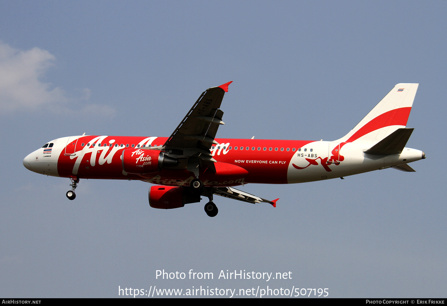 Aircraft Photo of HS-ABS | Airbus A320-216 | AirAsia | AirHistory.net #507195