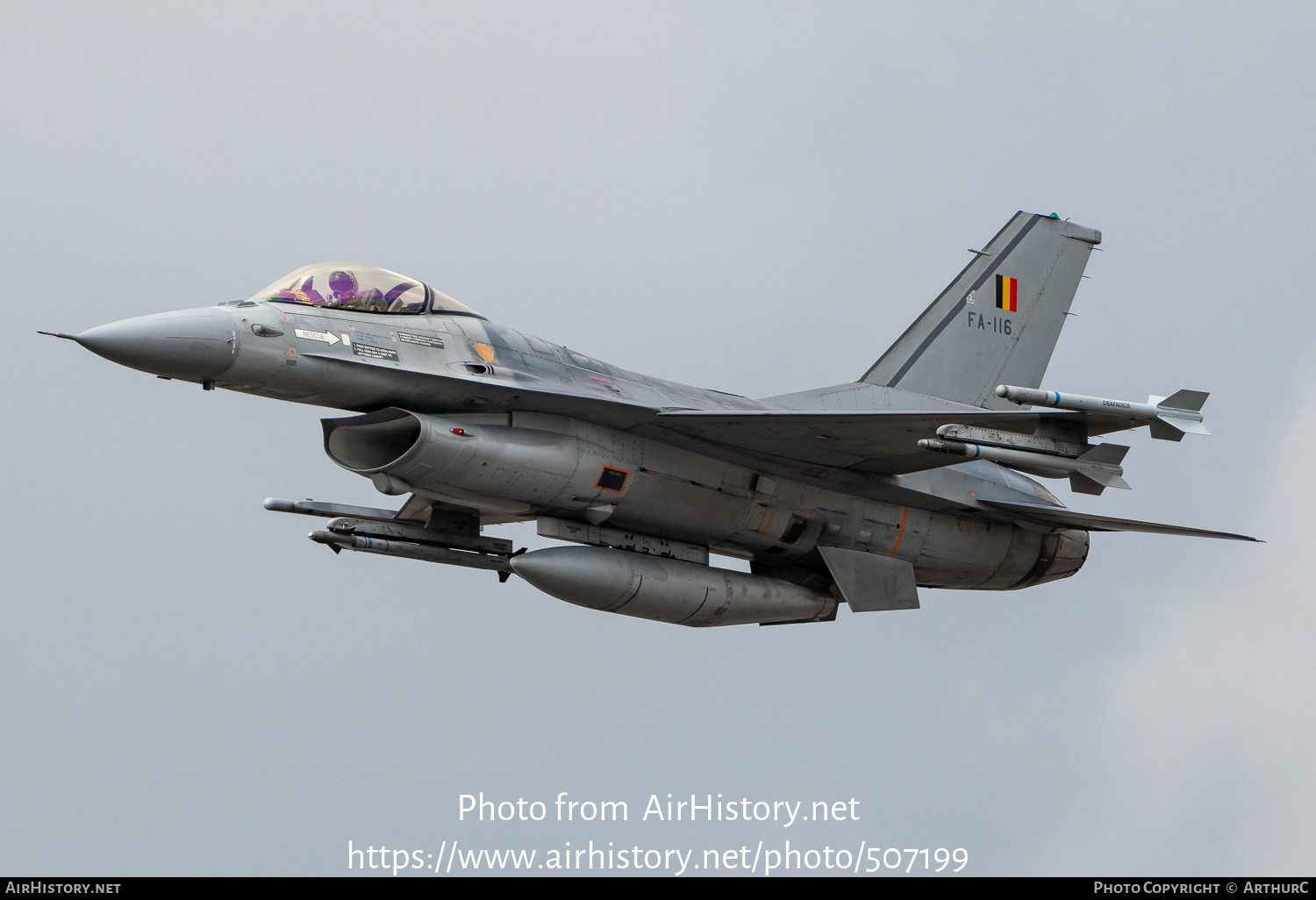 Aircraft Photo of FA-116 | General Dynamics F-16AM Fighting Falcon | Belgium - Air Force | AirHistory.net #507199