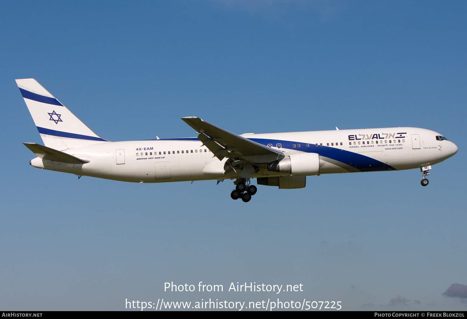 Aircraft Photo of 4X-EAM | Boeing 767-3Q8/ER | El Al Israel Airlines | AirHistory.net #507225