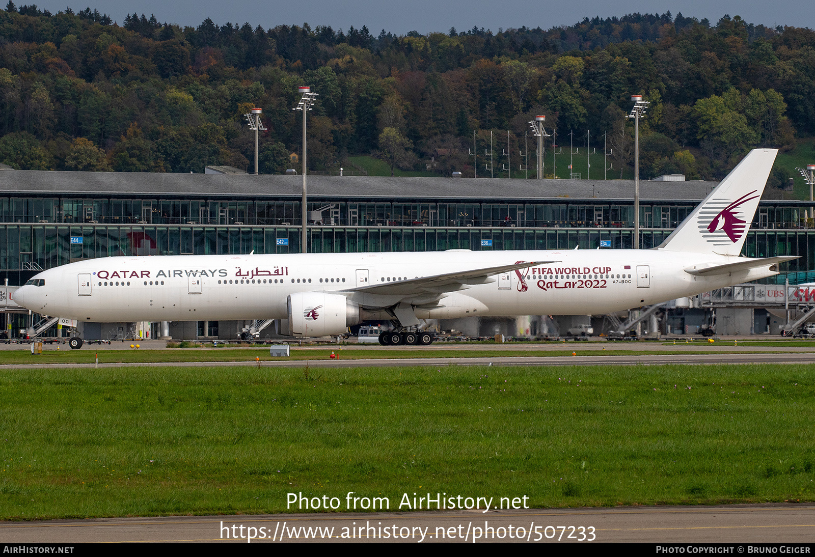 Aircraft Photo of A7-BOC | Boeing 777-367/ER | Qatar Airways | AirHistory.net #507233