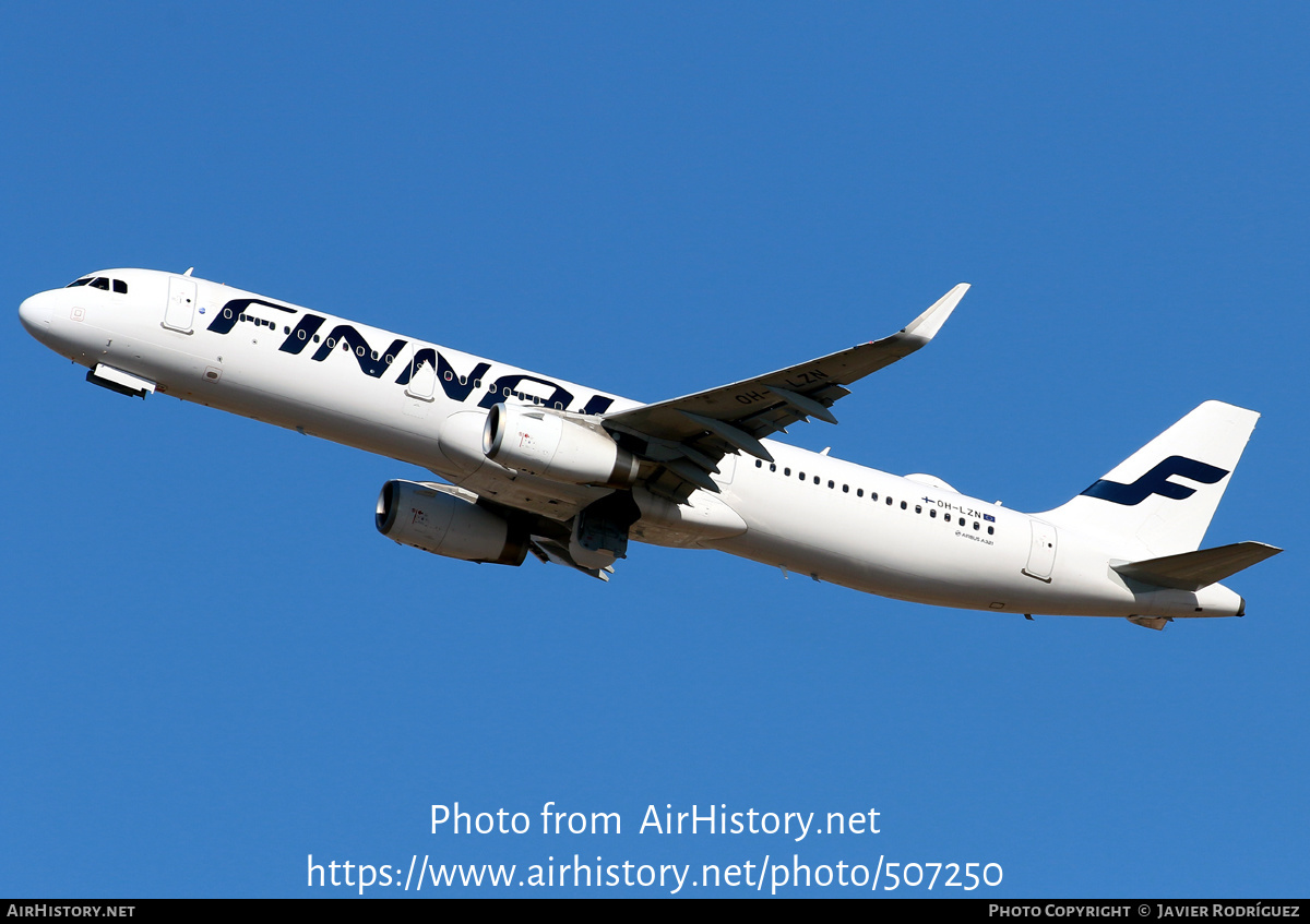 Aircraft Photo of OH-LZN | Airbus A321-231 | Finnair | AirHistory.net #507250