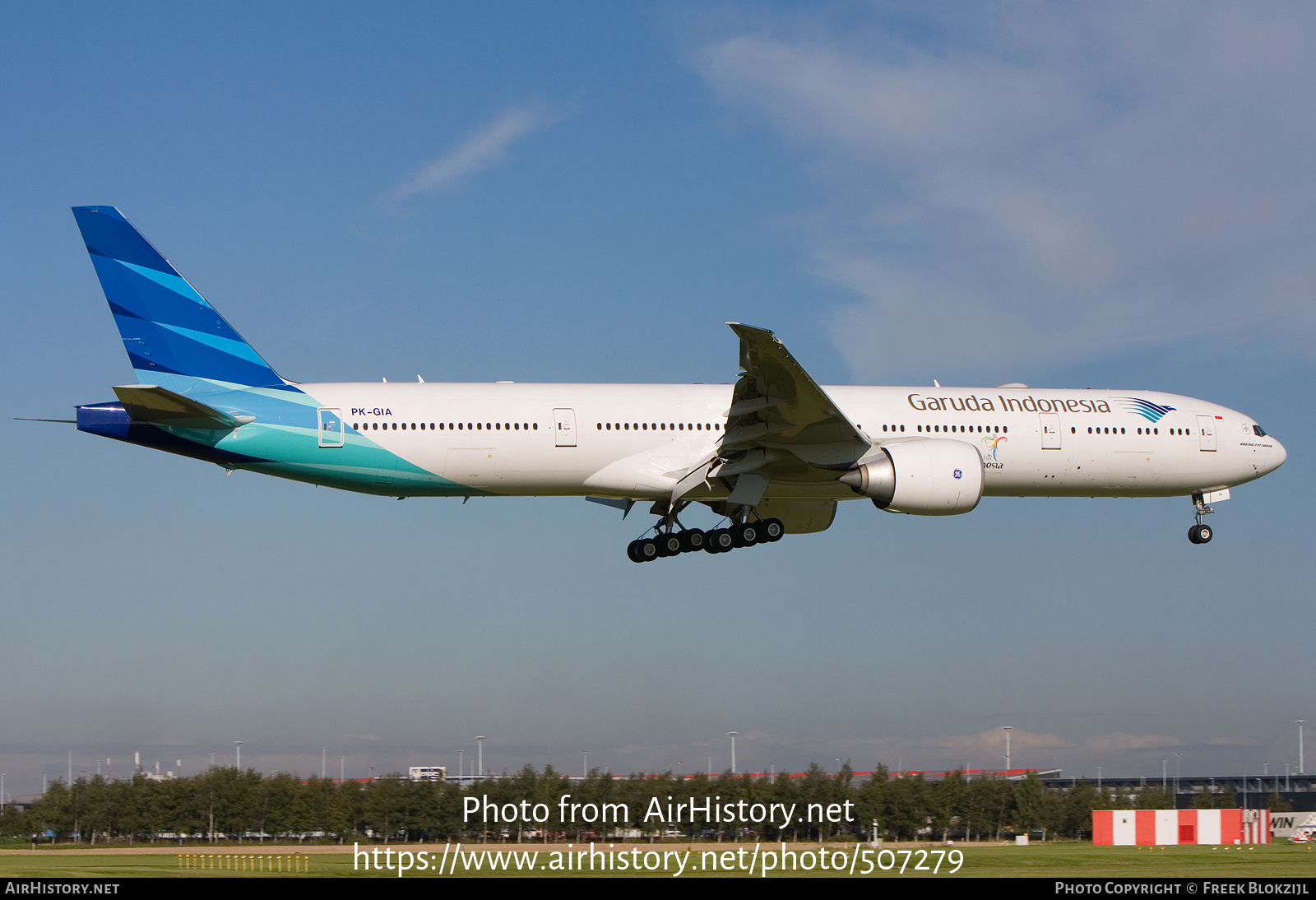 Aircraft Photo of PK-GIA | Boeing 777-3U3/ER | Garuda Indonesia | AirHistory.net #507279